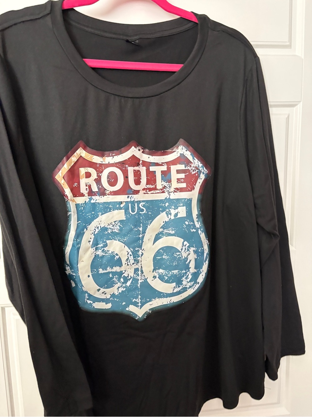 Route 66 Black Long Sleeve women’s tshirt